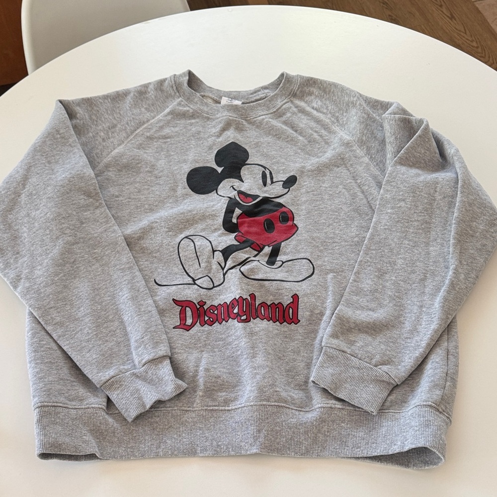Disney Heather Gray Sweatshirt